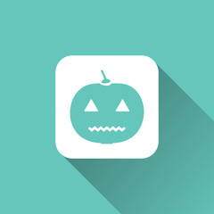 pumpkin sign. icon design