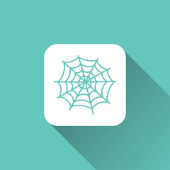 spider web sign. icon design