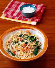 Spinach pasta