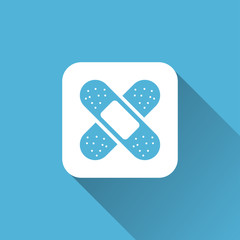medical plaster icon. icon design