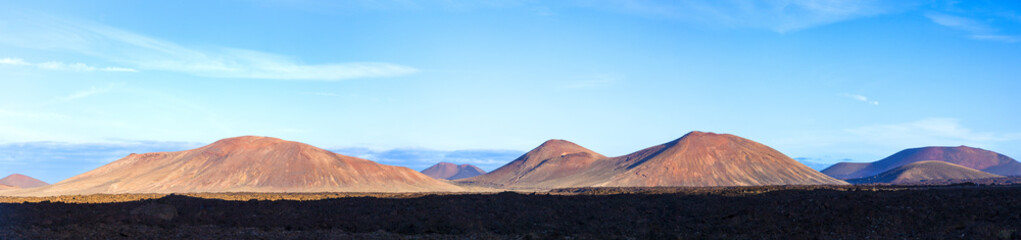 Fototapeta na wymiar National Park Timanfaya in Lanzarote, Canary Islands, Spain