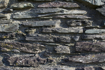 Protruding Slate wall, ancient stone house, Great for 3D CGI texturing and Background use.