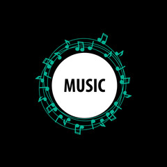 vector logo music