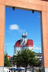 View to Skanskaskrapan in Gothenburg, Sweden Scandinavia