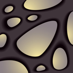 Abstract background from organic structure in black pearl