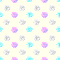 8 bit light color roses