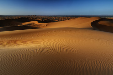 Naklejka premium Merzouga, Marokko, Erg Chebbi, Sahara, Wueste 
