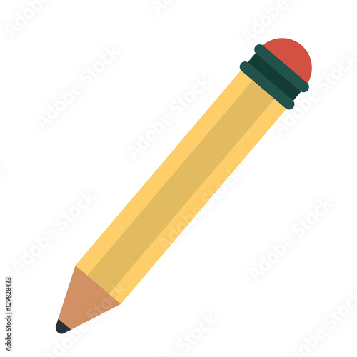 "pencil writing utensil wood vector illustration eps 10" Stock image