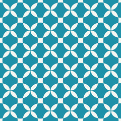 Naklejka premium Abstract geometric blue hipster deco art pattern