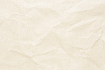 Yellow crumpled paper texture   