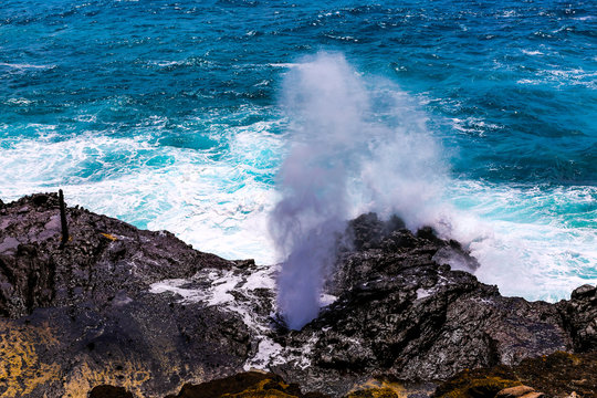 Fototapeta Halona Blow Hole Hawaii