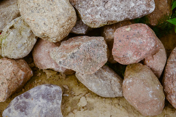 Various pebble stones