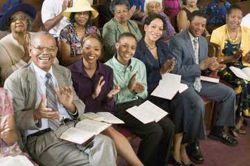 Congregation Clapping at Church