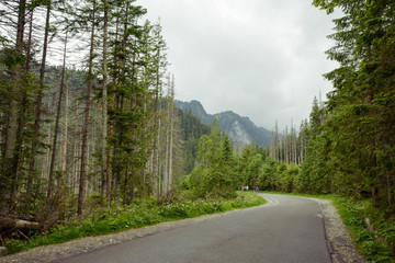 country road at the mountain