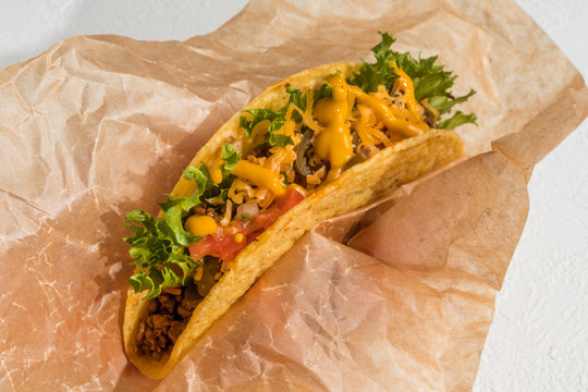 タコスセット　メキシコ料理　 Mexican food tacos