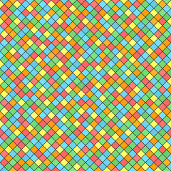 Diamond pattern. Seamless vector background