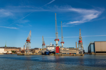 Cargo port in Helsinki