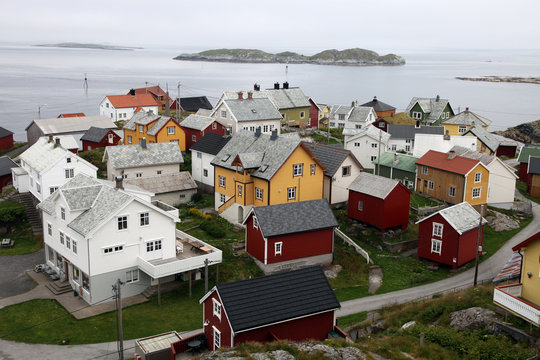 Once a small fishing village on the tiny island of Ona, now summer cabins with only a handful of year-round elderly residents, Ona, Sandoy 
