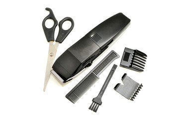 Hairclipper isolated on white background