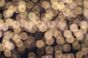 Defocused lights blurred background decoration for Christmas and New year season