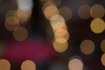 Blurred bokeh light, abstract background.