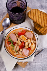 Thick vegetable soup