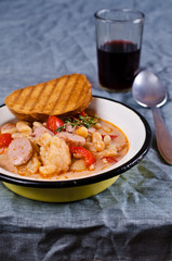 Thick vegetable soup