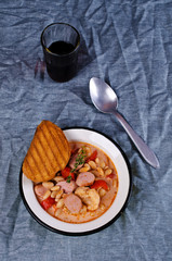 Thick vegetable soup