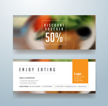 discount voucher template with modern colorful pattern,Vector illustration