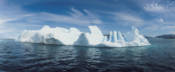 Iceberg and water