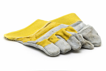 Suede construction gloves