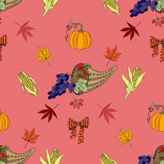 Thanksgiving Seamless Pattern