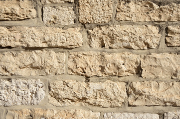 Ancient stone wall background and texture