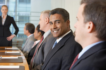 Group of multiethnic business people in meeting at conference room