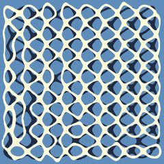 Fototapeta premium Abstract grunge vector background. Color raster composition of irregular overlapping graphic elements.