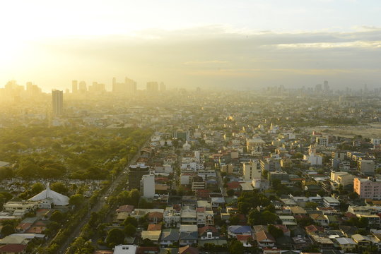 View of Makati, Metromanila, Manila, Philippines 
