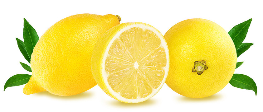 lemon isolated on white