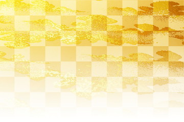 和柄　市松模様