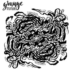 Ink grunge texture. White and black abstract marbling texture. Handmade technique.
