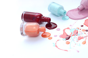 Pile of nail polish 