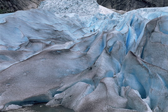 Glacier climbing tour, Briksdalsbreen Glacier, Western Fjords