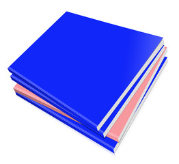 Bücher, Magazine, Broschüren, Stapel