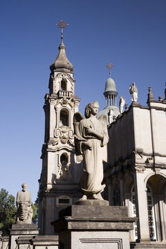 Holy Trinity Cathedral, built 1935-42, the largest Orthodox church in the country, Addis Ababa, Ethiopia