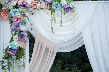 Beautiful flower wedding decoration