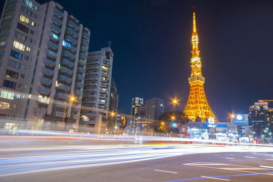 Tokyo Tower is most famous landmark of Tokyo City. © newroadboy