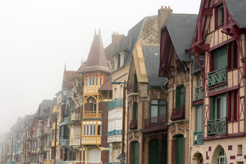 Fototapeta premium The houses of Mers les Bains