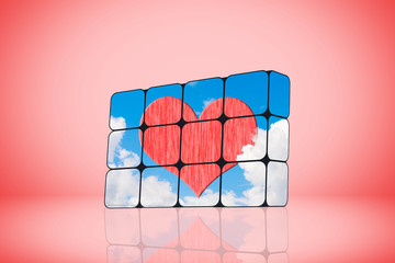 love concept in a beautiful beach