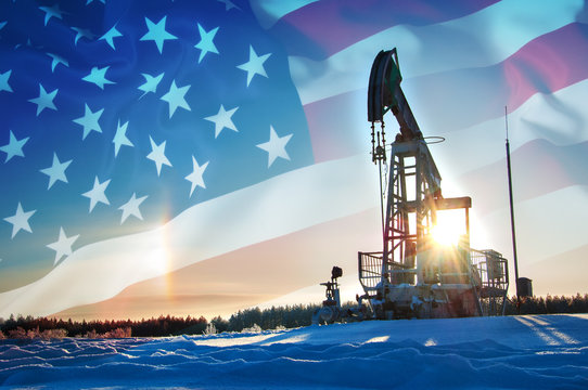 The American oil company, American Flag, Winter