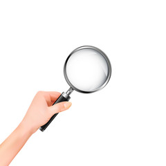 hand magnifying glass
