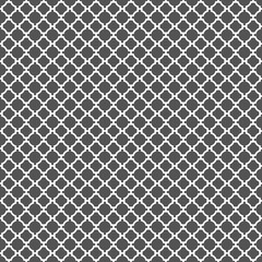 Seamless Vintage Geometric Quatrefoil Lattice Pattern